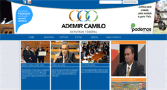 Desktop Screenshot of ademircamilo.com.br